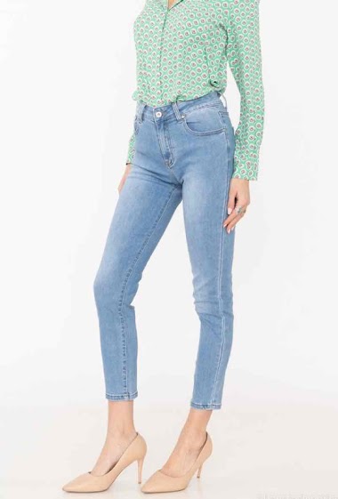 Wholesalers MUSY MUSE - High waist slim jeans