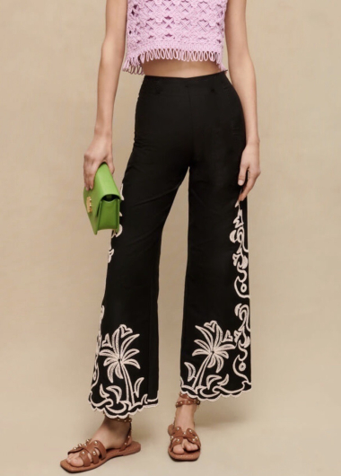Wholesaler MUSY MUSE - Embroidered pants