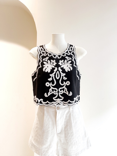 Wholesaler MUSY MUSE - Embroidered top