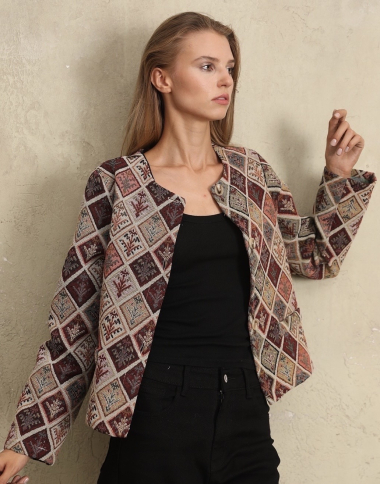 Grossiste MUSY MUSE - Veste jacquard