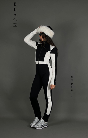 Wholesaler MW Studio - black white jumpsuit