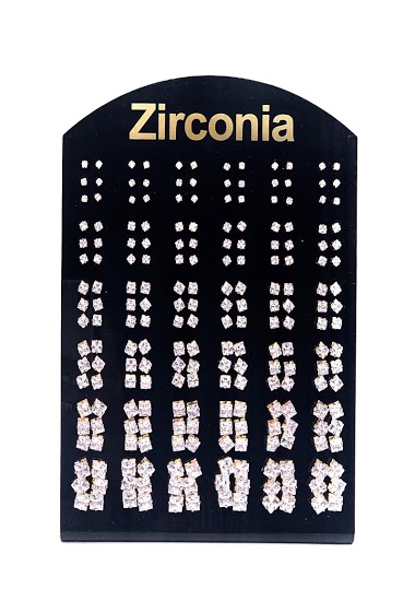 Wholesaler MY ACCESSORIES PARIS - Earring zirconium