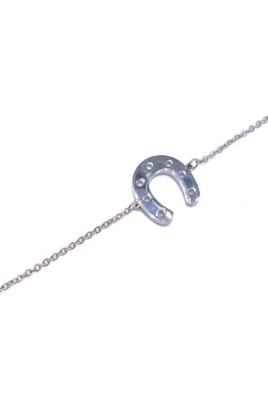 Wholesaler MY ACCESSORIES PARIS - Bracelet stainless steel horseshoe