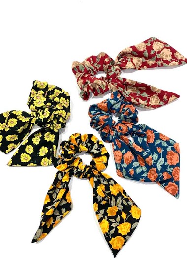 Wholesaler MY ACCESSORIES PARIS - Scrunchie scarf, hair elastic