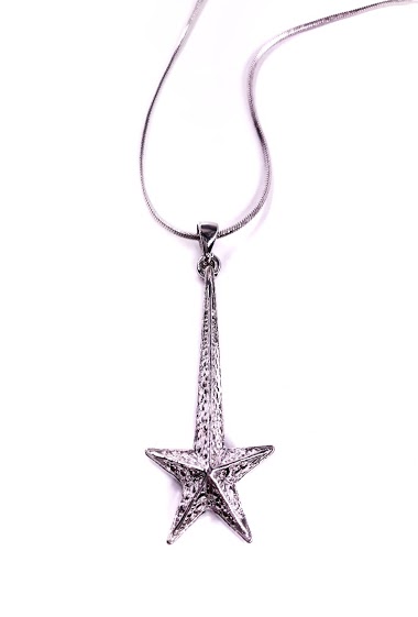 Wholesaler MY ACCESSORIES PARIS - Necklace chain star