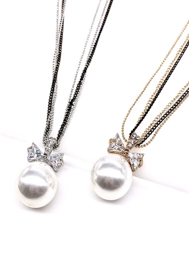 Wholesaler MY ACCESSORIES PARIS - Necklace sautoir pearl