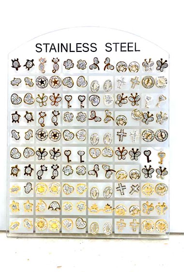 Großhändler MY ACCESSORIES PARIS - Earrings  stainless steel