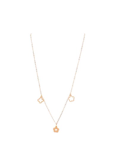 Großhändler MY ACCESSORIES PARIS - Stainless Steel Necklace Rose Gold