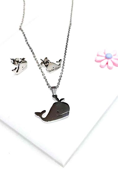 Wholesaler MY ACCESSORIES PARIS - Set stainless steel. whale