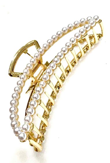 Wholesaler MY ACCESSORIES PARIS - Hair clip pearl