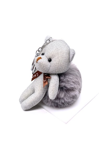 Wholesaler MY ACCESSORIES PARIS - Keychain teddy bear, bag jewerlry