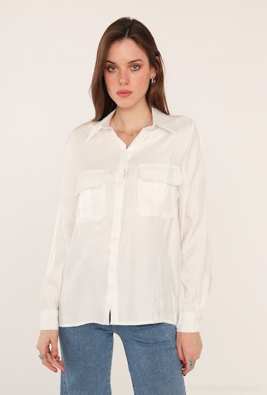 Wholesaler My Queen - Shirt with front pockets