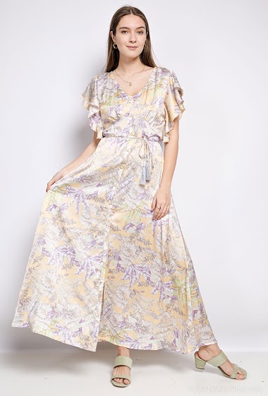 Wholesaler My Queen - Satin maxi dress