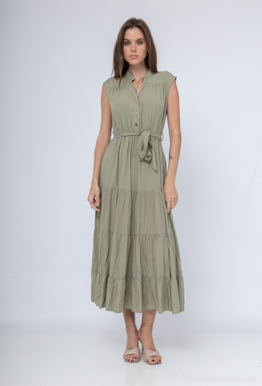 Wholesaler My Queen - Tiered sleeveless dress