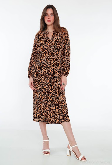 Mayorista My Queen - Patterned printed tunic dress