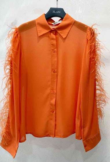 Grossiste My Style - Chemise avec plumes