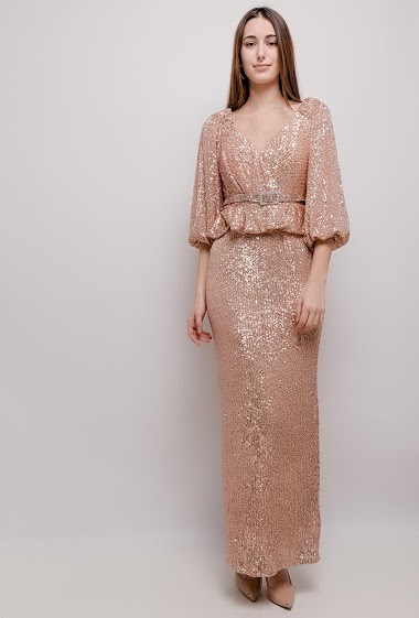 Wholesaler My Style - Sequinned evening dress
