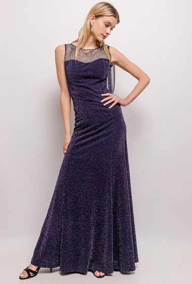 Wholesaler My Style - Iridescent maxi dress