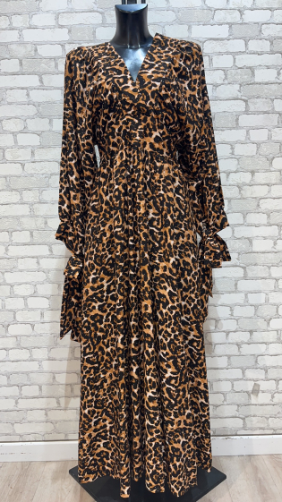 Mayorista My Style - vestido estampado leopardo