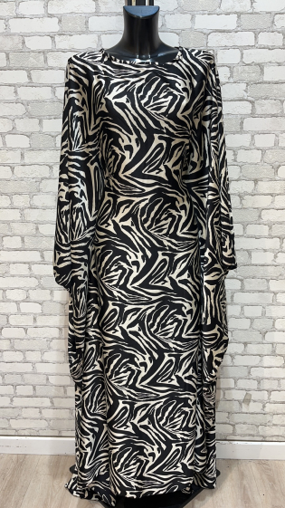 Großhändler My Style - Kleid mit Zebramuster