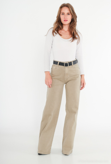 Wholesaler My Tina's - High-waisted wide-leg jeans