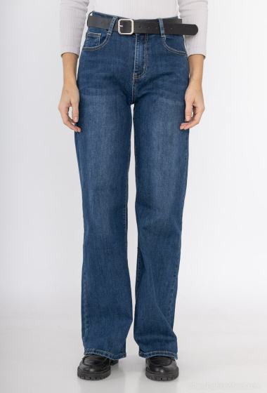 Großhändler My Tina's - Jeans mit hohem Bund und weitem Bein