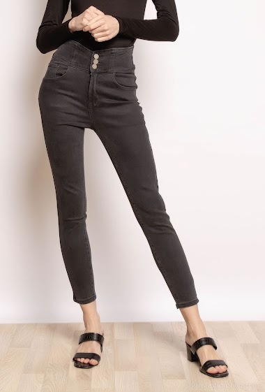 Wholesaler My Tina's - skinny jeans with buttons