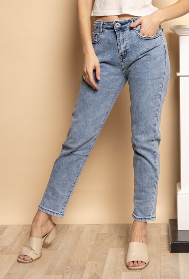 Großhändler MyBestiny - Mom-Jeans aus Elastan