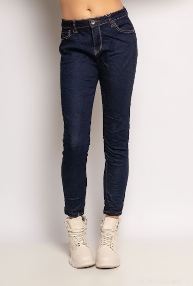 Wholesaler MyBestiny - Ruched skinny jeans