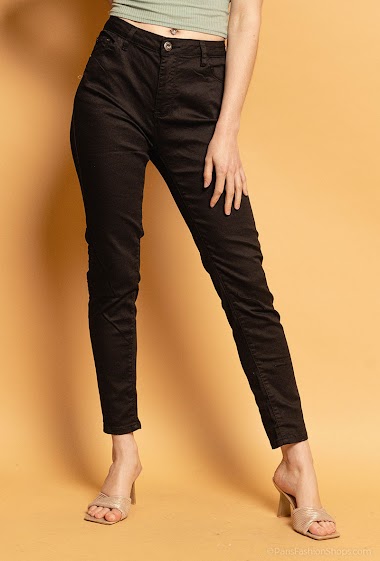 Wholesaler MyBestiny - Skinny script printed jeans