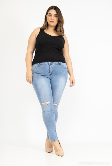 Wholesaler MyBestiny - Ripped skinny jeans