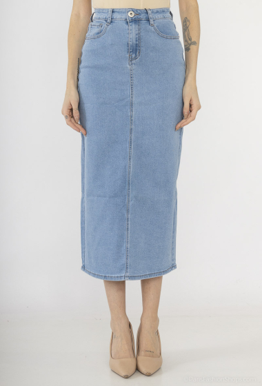 Wholesaler MyBestiny - Long denim skirt