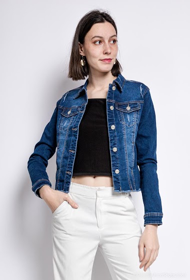 Großhändler MyBestiny - Einfache Jeansjacke