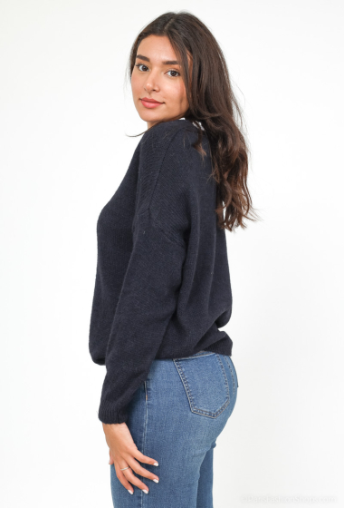 Grossiste Mylee - Pull avec Col Brodé Anglaise
