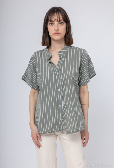 Wholesaler Mylee - Short-sleeved striped shirt