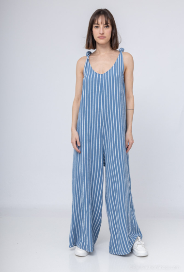 Wholesaler Mylee - striped cotton gauze jumpsuit