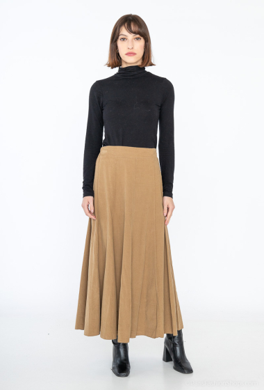 Wholesaler Mylee - mid-length velvet skirt