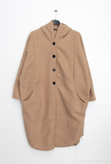 Wholesaler Mylee - Oversized curly coat with hood