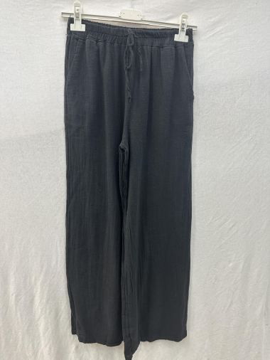 Wholesaler Mylee - Wide cotton pants with pockets