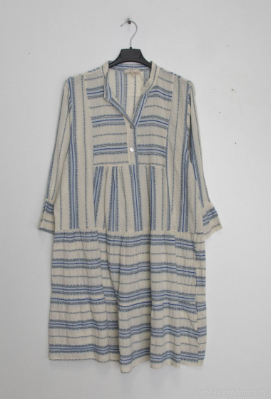Wholesaler Mylee - Embroidered ruffled ethnic dress
