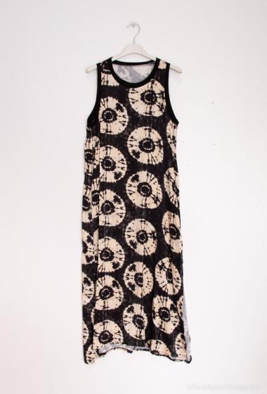 Wholesaler Mylee - Satin Medallion Print Dress