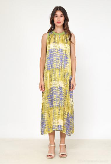 Wholesaler Mylee - Satin python print dress