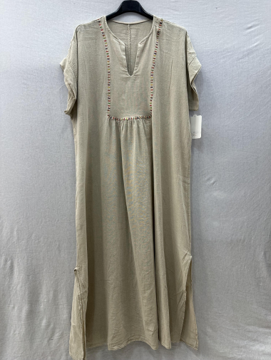 Wholesaler Mylee - Long ethnic embroidered dress