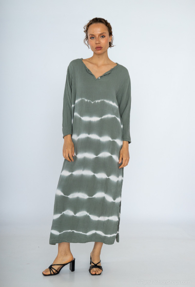 Wholesaler Mylee - Tie & Tye cotton gauze maxi dress