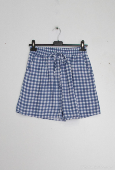 Großhändler Mylee - Shorts aus Gingham-Baumwollgaze