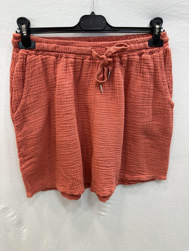 Großhändler Mylee - Shorts aus Baumwollgaze mit Taschen