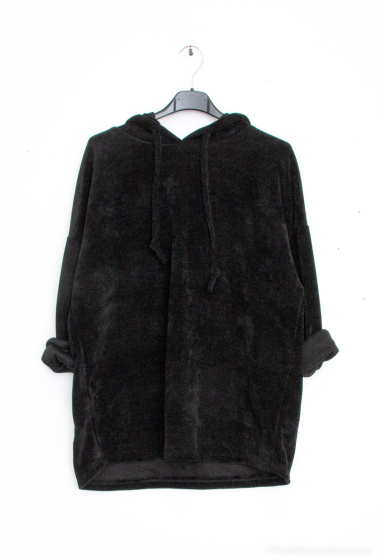Grossiste Mylee - Sweater capuche en Velours