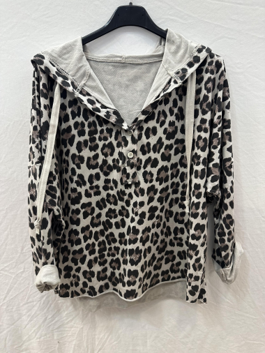 Großhändler Mylee - Concon-Sweatshirts mit Leopardenmuster