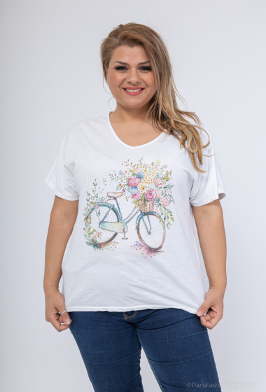 Grossiste Mylee - T-shirt grande taille vélo