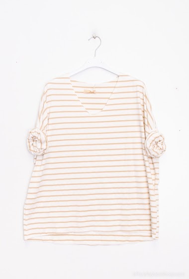 Wholesaler Mylee - Striped T-shirt